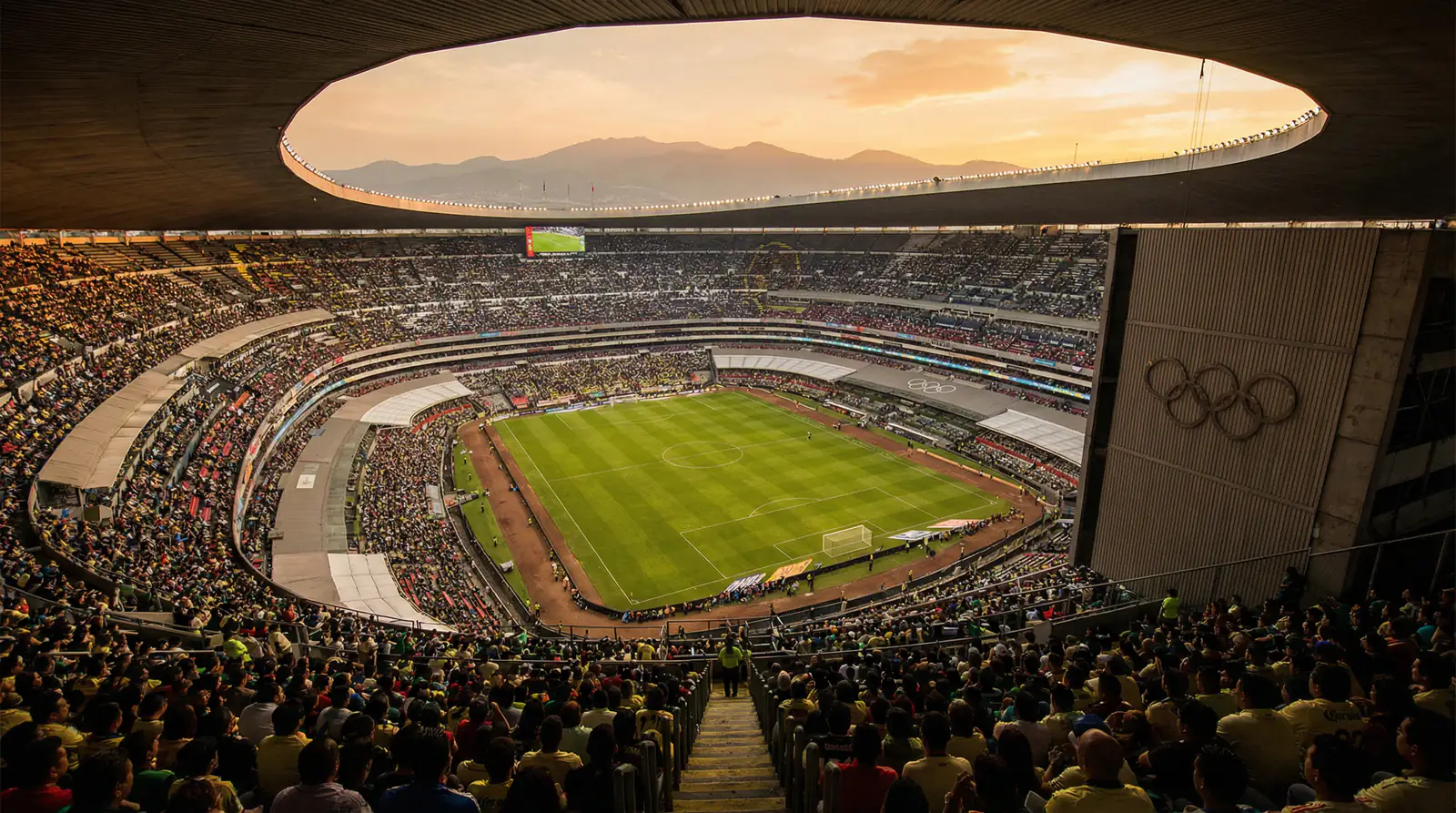 Estadio Azteca zu Mexico City - Plaz vum WM 2026 Opmaach