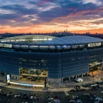 MetLife Stadium zu East Rutherford, New Jersey - Plaz vum WM 2026 Finall