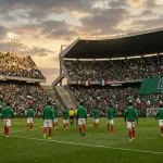 Mexiko Nationalekipp bei der WM 2026 - El Tri mat dem Matcch d'Ouverture am Azteca