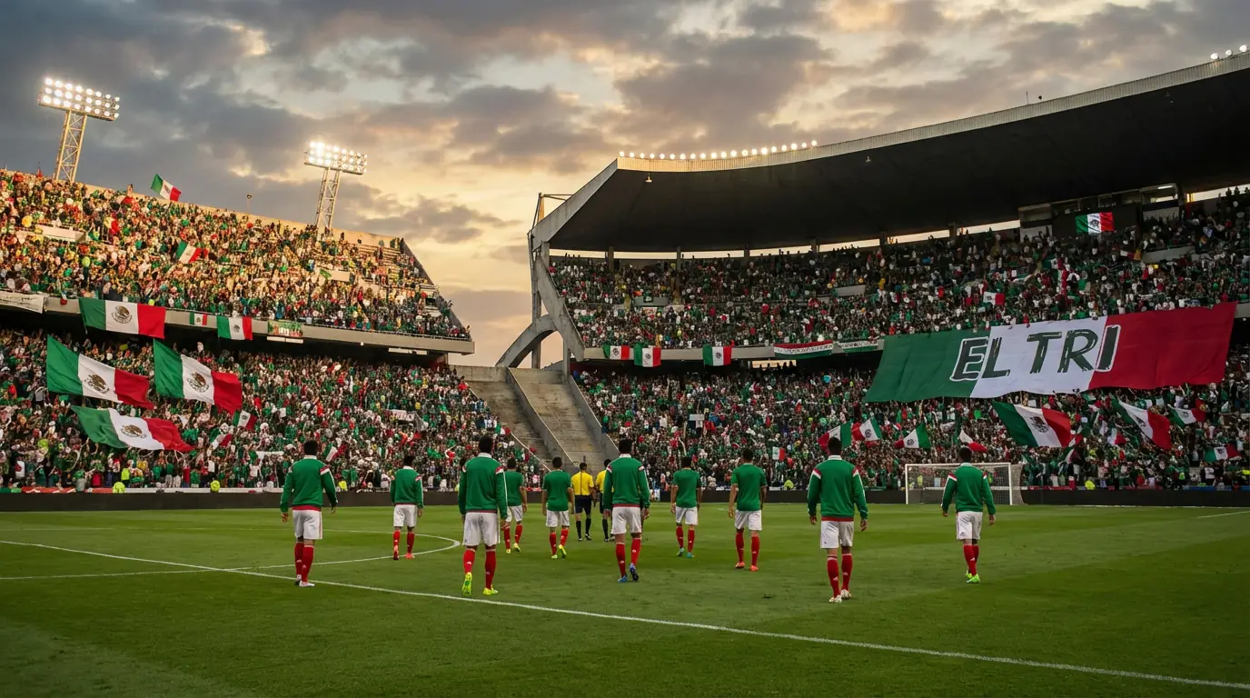 Mexiko Nationalekipp bei der WM 2026 - El Tri mat dem Matcch d'Ouverture am Azteca