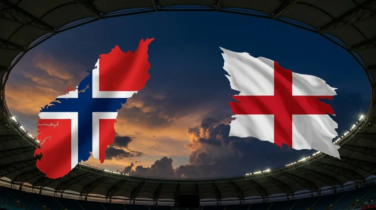 Norwegen – England Véierelsfinall: Haaland vs Engleschen Defensivkrisi